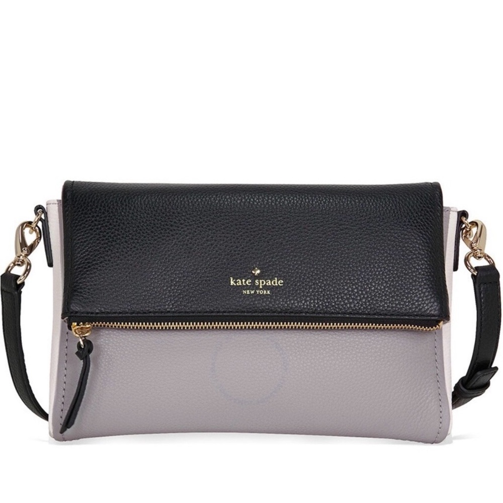Kate Spade Cobble Hill Leather Crossbody Bag – Neutral – Structured Classic